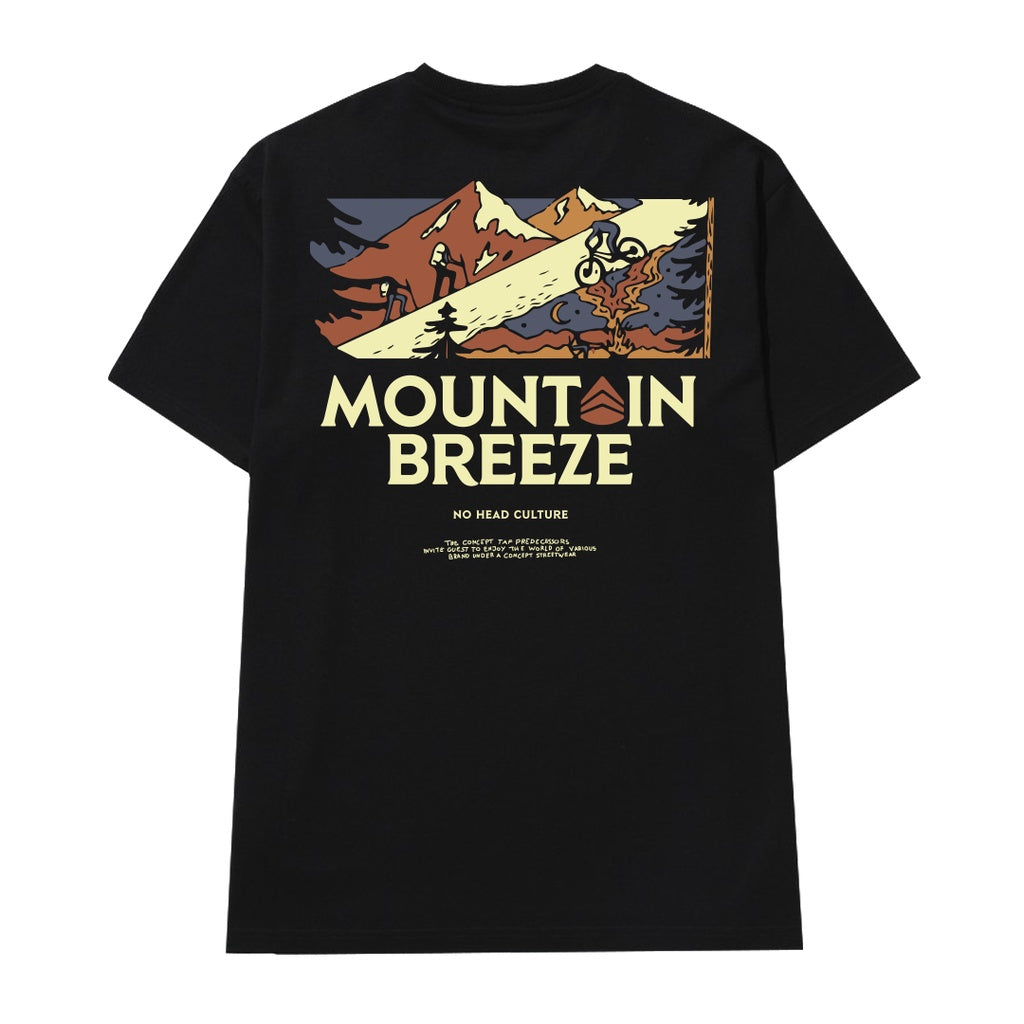 Camiseta Básica Unissex Com Estampa Descida Na Montanha
