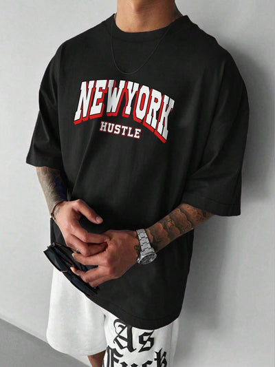 Camiseta Básica Unissex Com Estampa New York