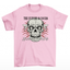 Camiseta Básica Unissex The Future Is Yours Caveira -  rosa bebê