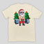 Camiseta Básica Pérola Papai noel maromba merry christmas