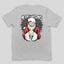Camiseta Básica Cinza Merry Christmas Papai Noel Natal