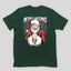 Camiseta Básica Verde Merry Christmas Papai Noel Natal