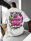 Camiseta Básica Unissex Com Estampa Zona De Conforto