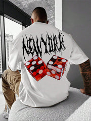 Camiseta Básica Unissex New York Dados