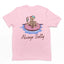 Camiseta Feminina Always Salty Skull -  rosa bebê