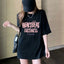 Camiseta Básica Feminina Com Estampa Batimentos Cardíacos