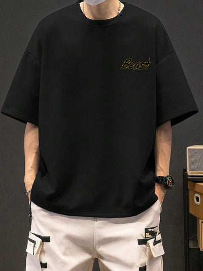 Camiseta Básica Unissex Com Estampa Beast