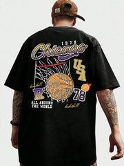 Camiseta Básica Unissex Chicago 1978 Basket