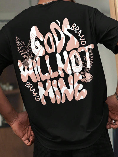 Camiseta básica Unissex Com Estampa Pomba Da Paz Costa - Preto