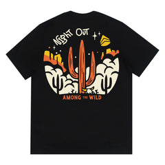 Camiseta Básica Unissex NIght Out Among The Wild