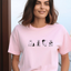 Camiseta Básica Com Estampa Fantasma Preto