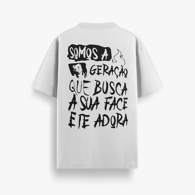 Camiseta Básica Unissex Geração que busca sua face
