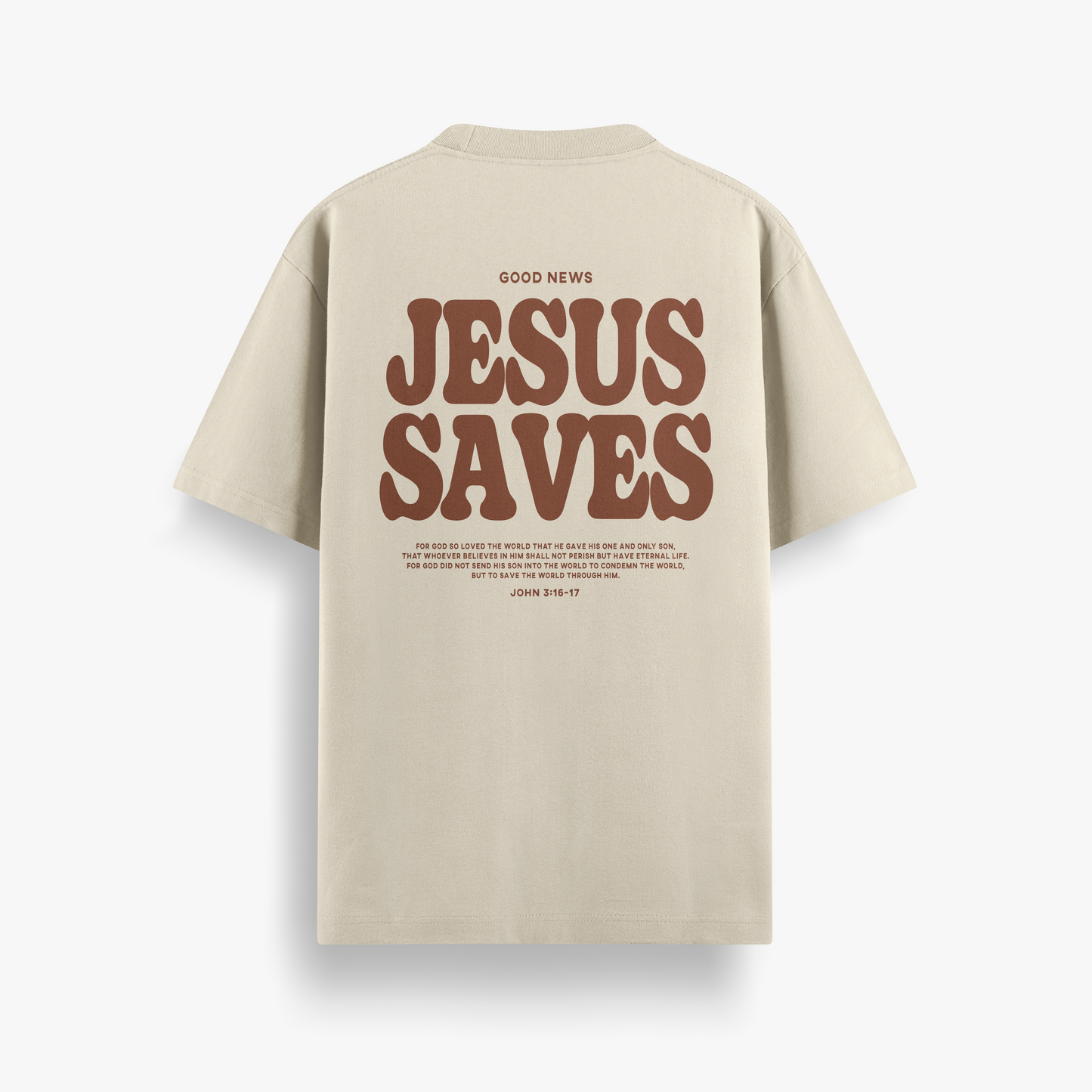 Camiseta Básica Unissex Jesus Saves