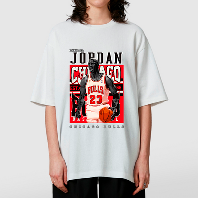 Camiseta Oversized Michael Jordan Chicago Bulls NBA