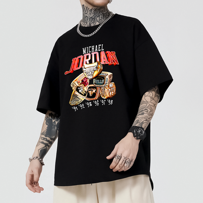 Camiseta Oversized Michael Jordan Aneis NBA