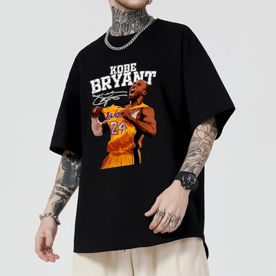 Camiseta Oversized Kobe Brayant Assinatura NBA