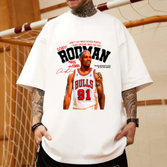 Camiseta Oversized Rodman Assinatura NBA