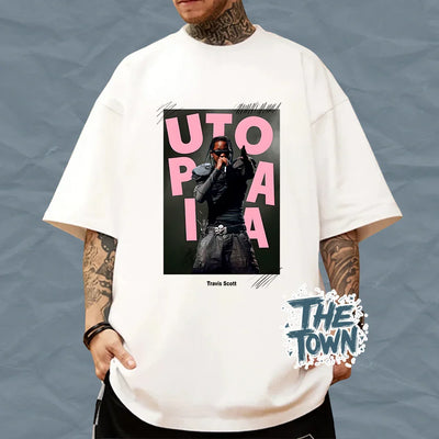 Camiseta Oversized Utopia Travis Scott