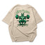Camiseta Oversized Cat Anti Cardio Verde