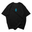 Camiseta Oversized Never Skip Azul