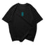 Camiseta Oversized Cat Anti Cardio Azul