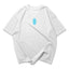 Camiseta Oversized Never Skip Azul