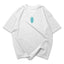 Camiseta Oversized Cat Anti Cardio Azul