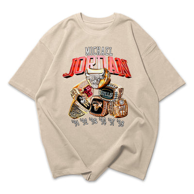 Camiseta Oversized Michael Jordan Aneis NBA