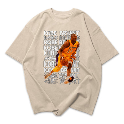Camiseta Oversized Kobe Brayant Nomes NBA