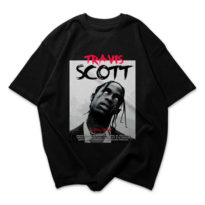 Camiseta Oversized Astro Word Travis Scott