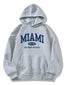 Moletom Com Capuz Unissex Estampa Miami Desde 1896