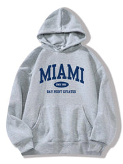 Moletom Com Capuz Unissex Miami Since 1896