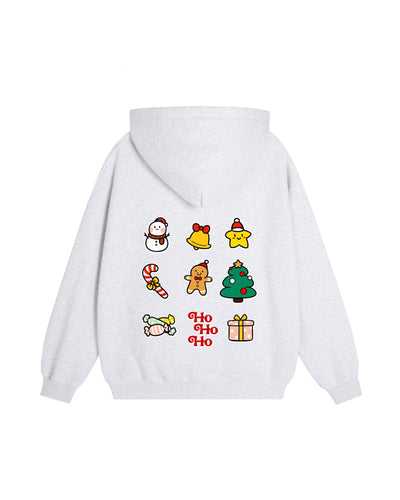 Moletom Básico Unissex Com Estampa Decorações De Natal