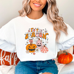 Moletom Gola Redonda Halloween Tis' The Season