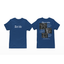 Camiseta Masculina com Estatuas e Escritos Art Life Arte Street - Azul- marinho