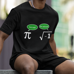 Camiseta Básica Pi e Raiz Imaginária Funny Joke