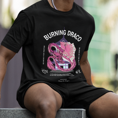 Camiseta Básica Burning Draco