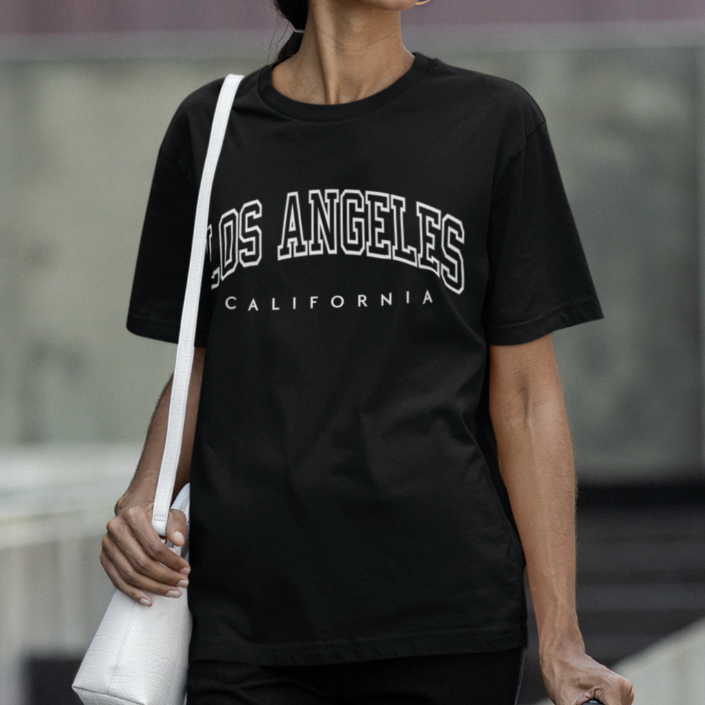 Camiseta Básica Masculina Los Angeles Califórnia