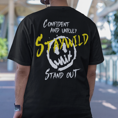 Camiseta Masculina Stay Wild Stand Out