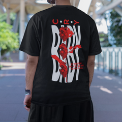 Camiseta Básica Masculina Cry Baby Moda Street Flor Rosa