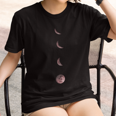 Camiseta Feminina Fases Da Lua Moon