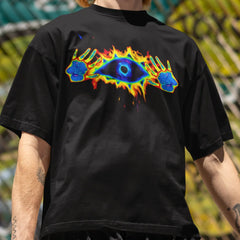 Camiseta Básica Olho Psicodélico Aestethic