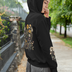 Moletom Com Capuz Unissex Flowers Jardim De Flores