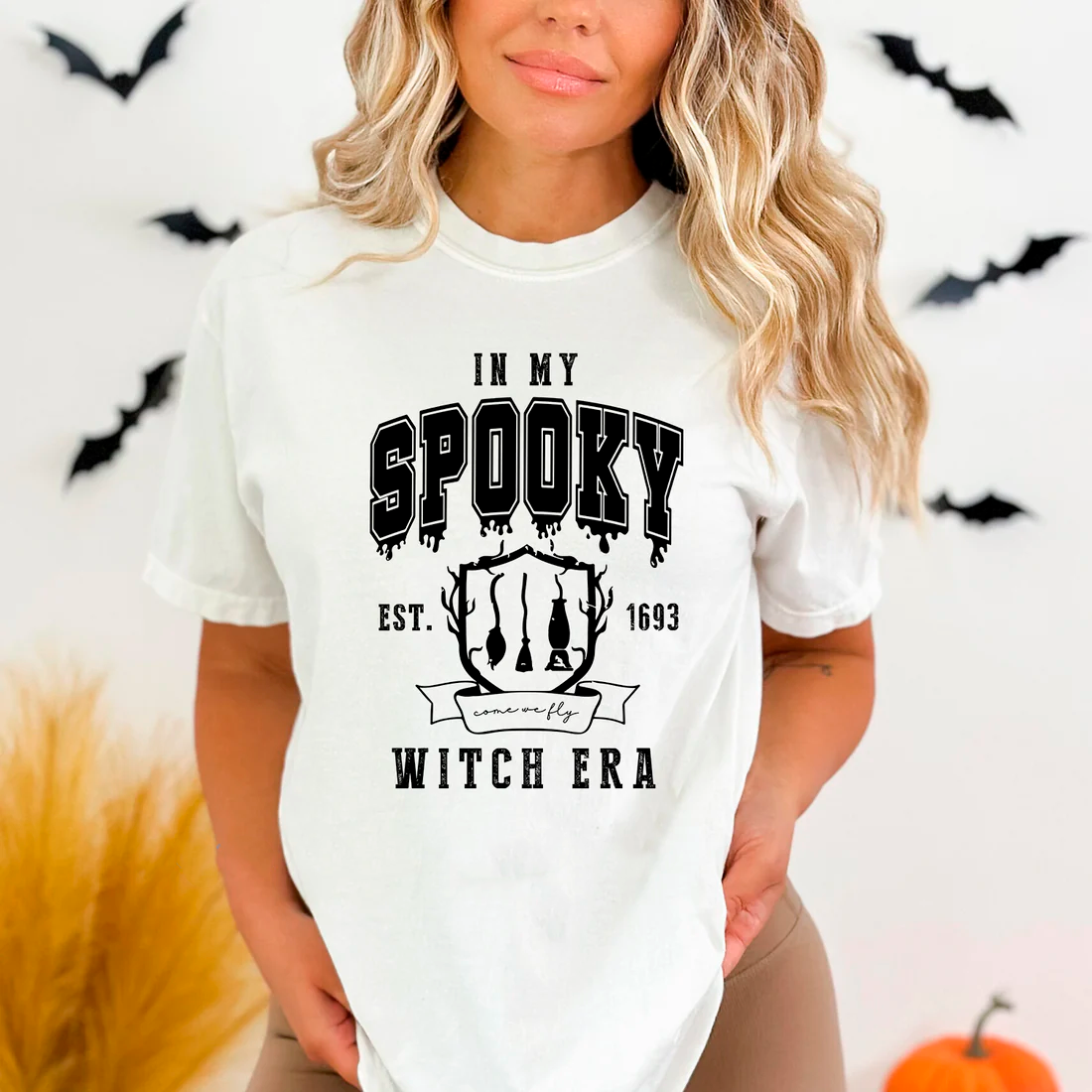 Camiseta Básica Halloween In My Spooky Witch Era