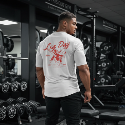 Camiseta Oversized Angel Leg Day