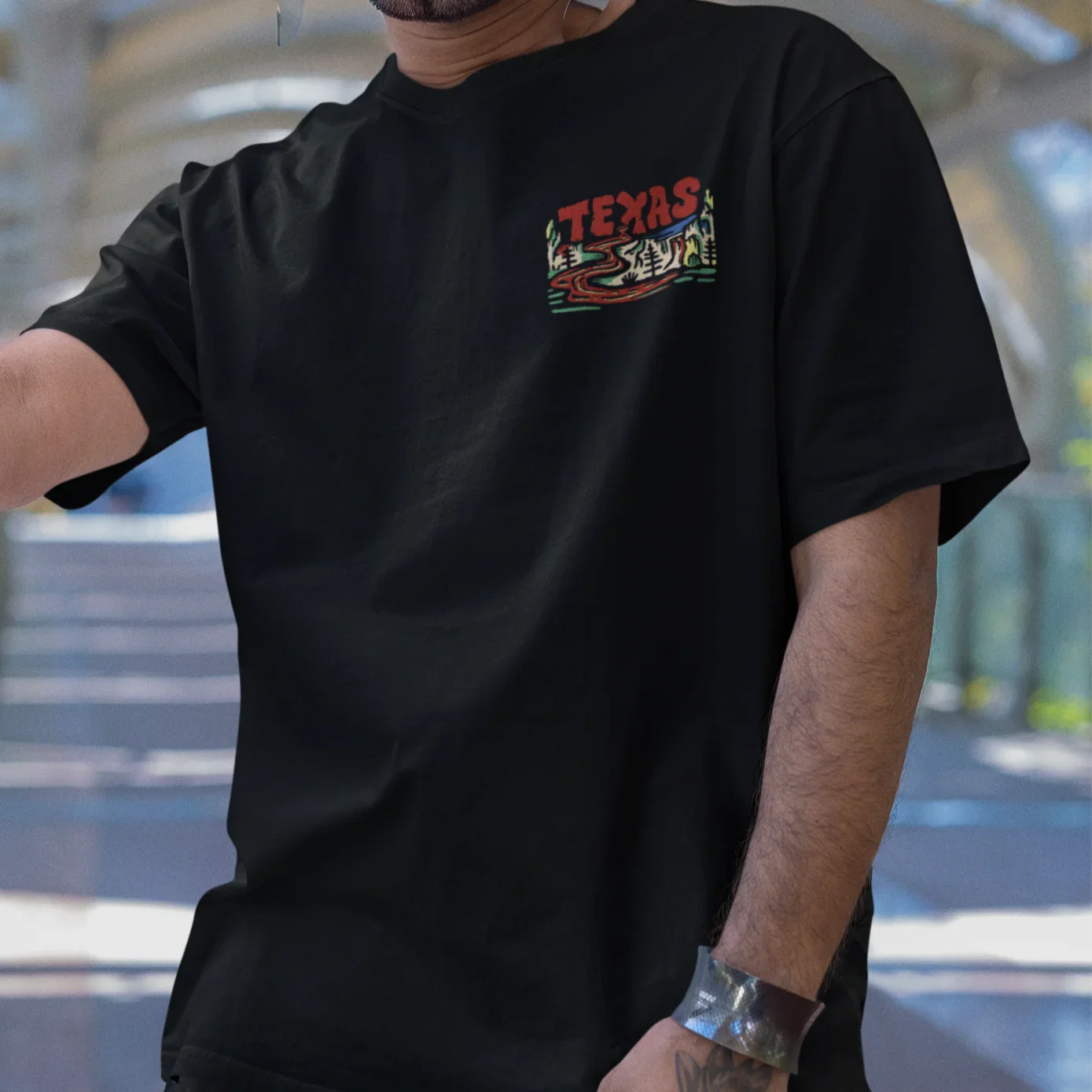 Camiseta Básica Unissex Nice Atitude Texas