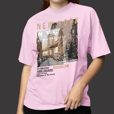 Camiseta Básica New York Brooklyn