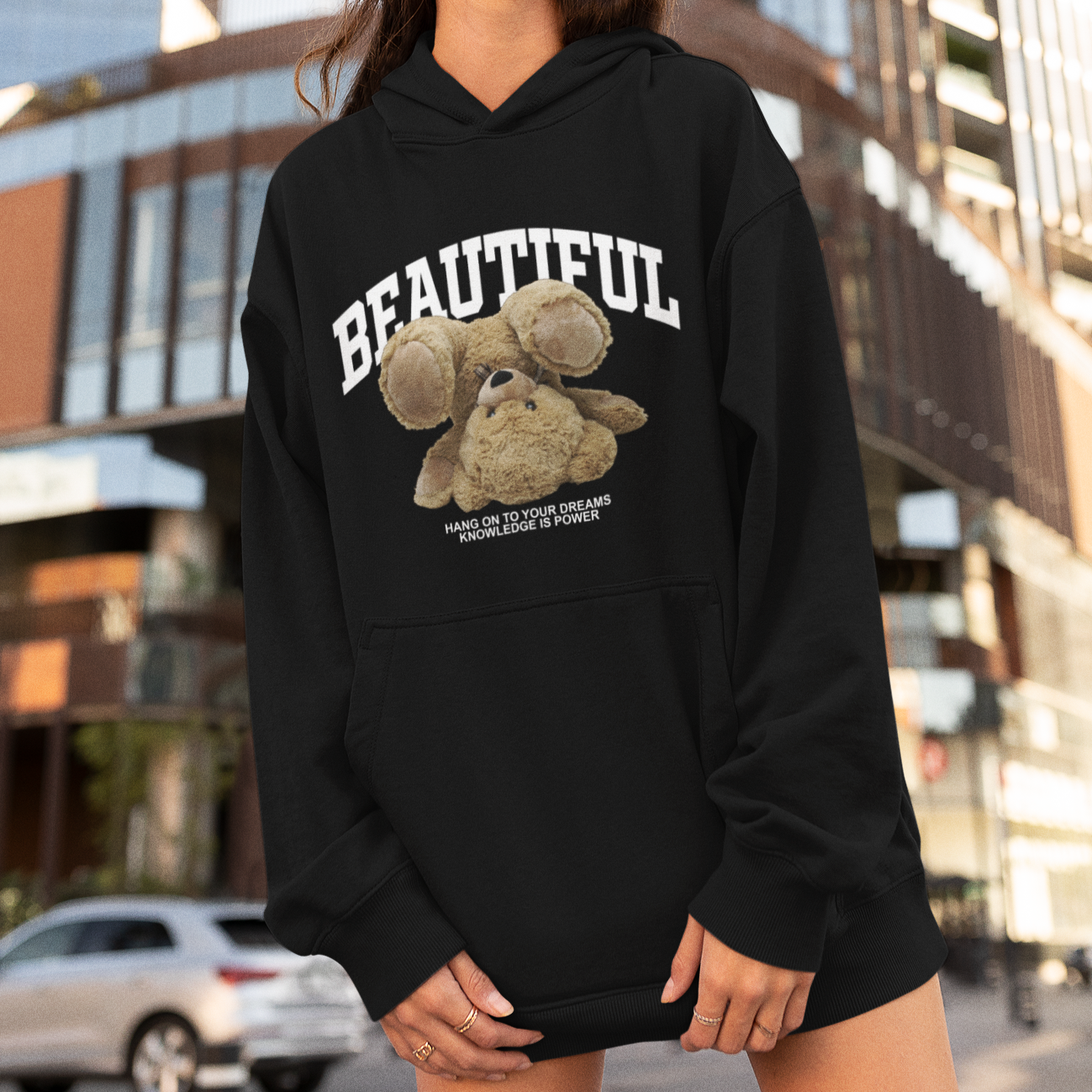 Blusa Moletom Urso Beautiful