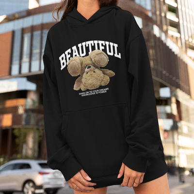 Blusa Moletom Urso Beautiful