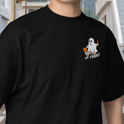 Camiseta Básica Unissex Habitude Trick Or Treat Halloween